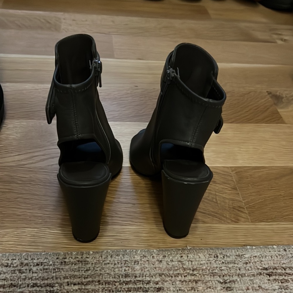 Vince Open Toe Block Heel Booties - image 4